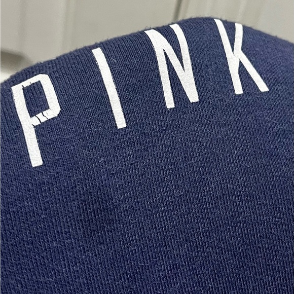 PINK VS sequins Yankees sweatshirt with hoodie - Picture 6 of 11